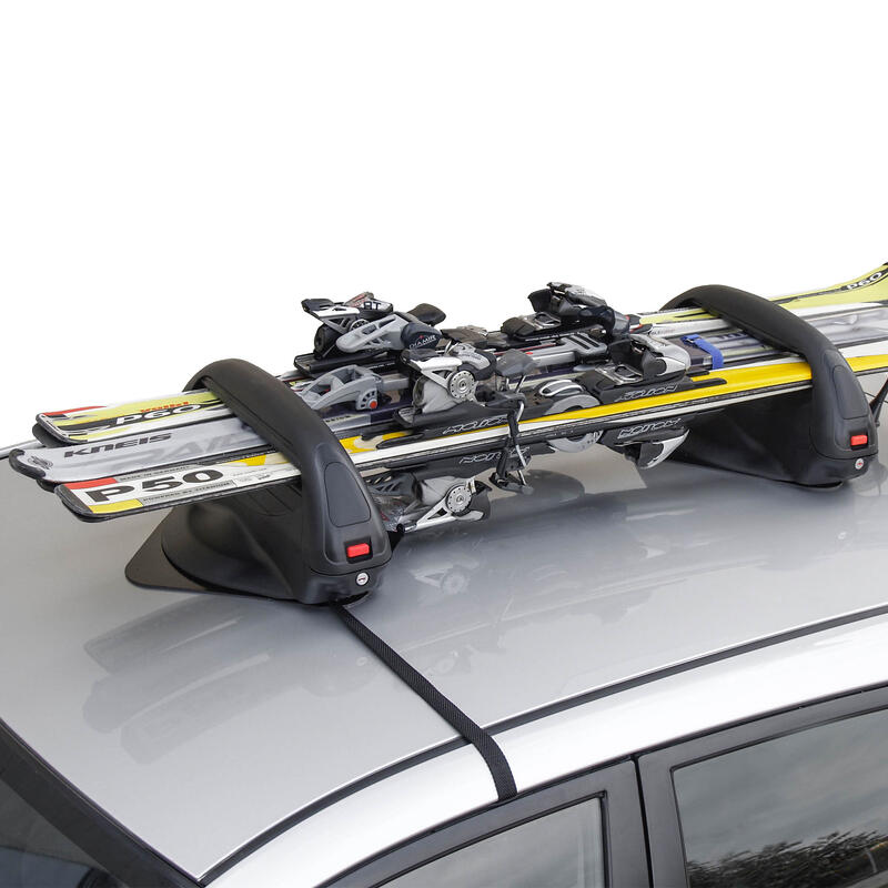 Porta sci magnetico da tetto per auto ACONCAGUA per 3 paia di sci o 2 snowboards