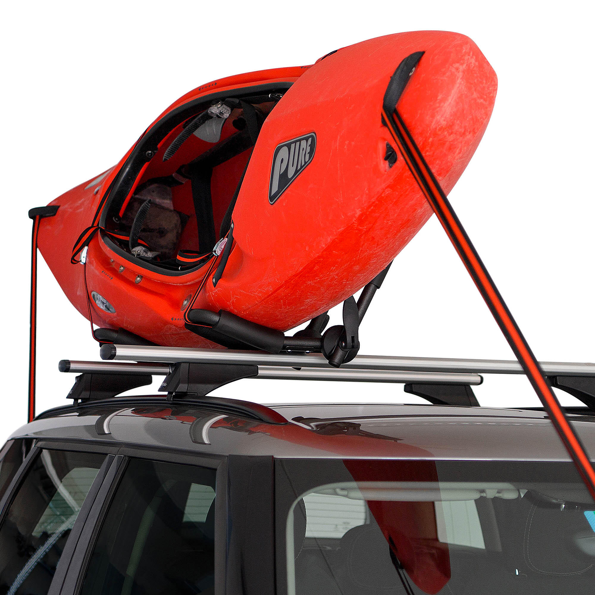 MENABO Porta Kayak per Auto da Tetto, Richiudibile, portata fino a 50Kg - NIAGARA