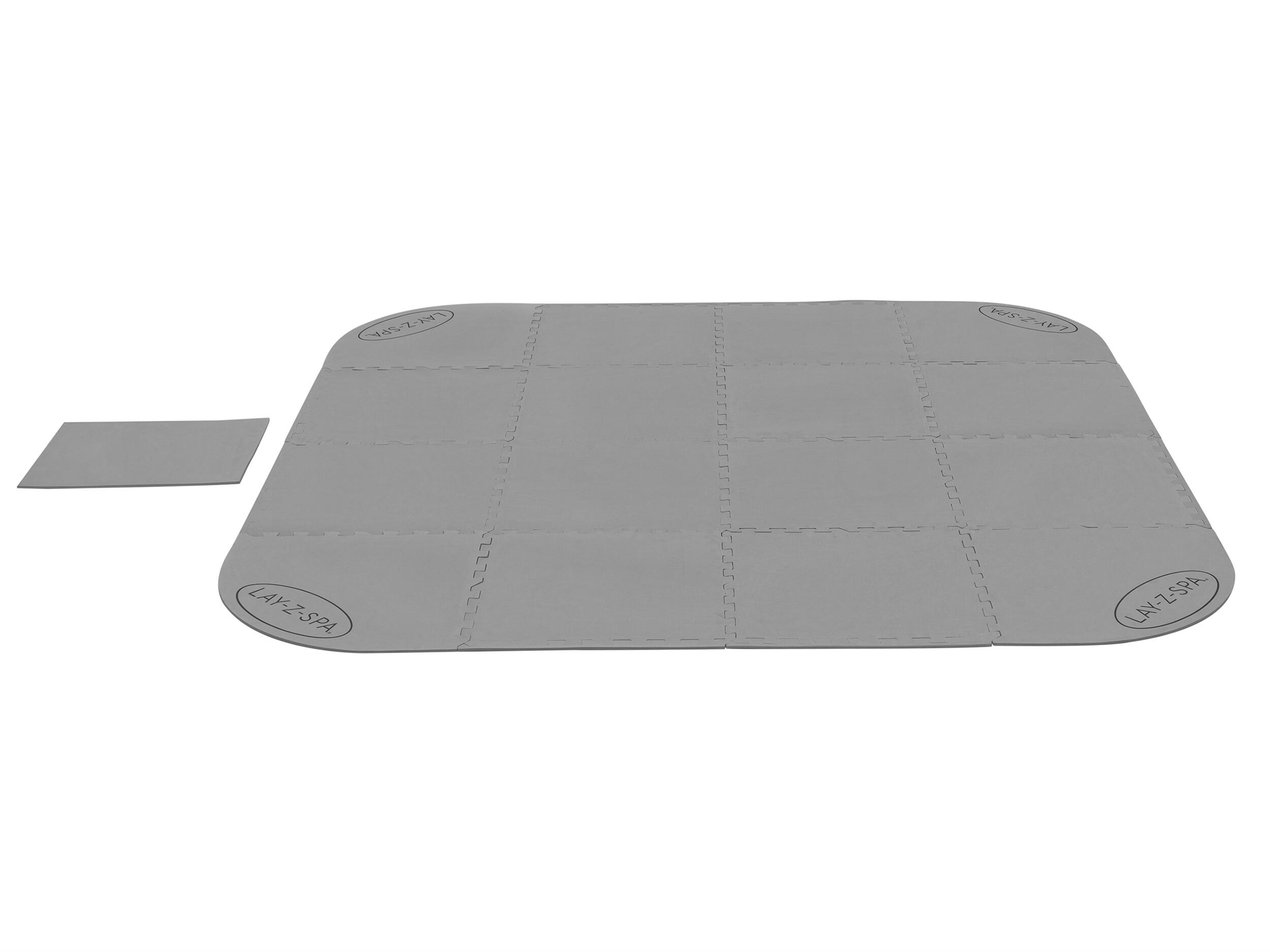 Bestway Tapis de sol Lay-Z-Spa carré ou rond 196 x 196 cm 2/7