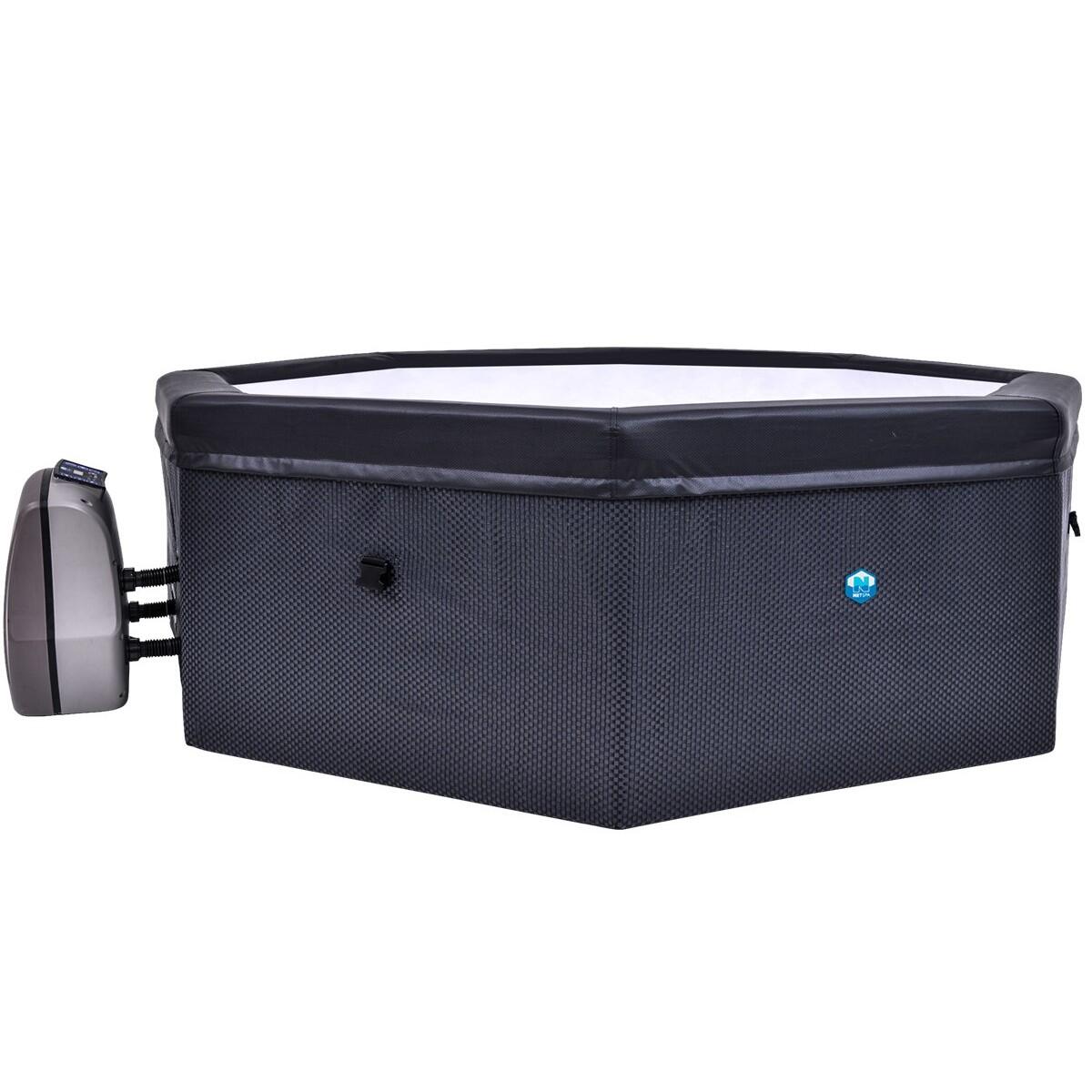Semirrígido spa octopus hexagonal 5 pessoas 193 x 73 cm - pvc entrançado