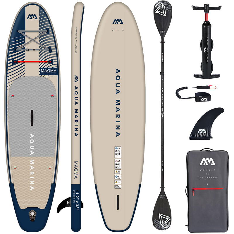 Deska pompowana SUP Aqua Marina Magma 11'2" BT-23MAP + wiosło 2w1 Dual-Tech