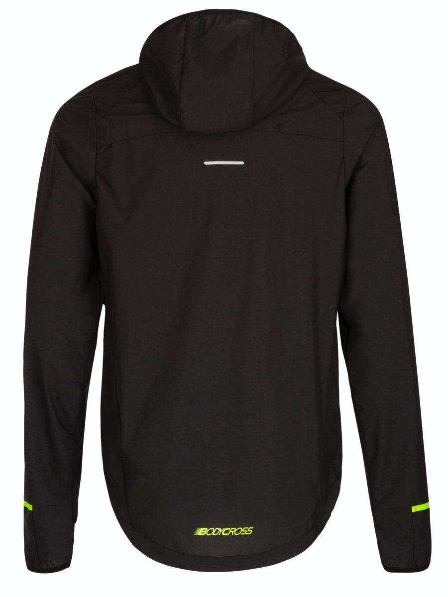 Veste coupe-vent imperméable Homme BodyCross MID-ULTRA, polyester 75D, capuche 6/8