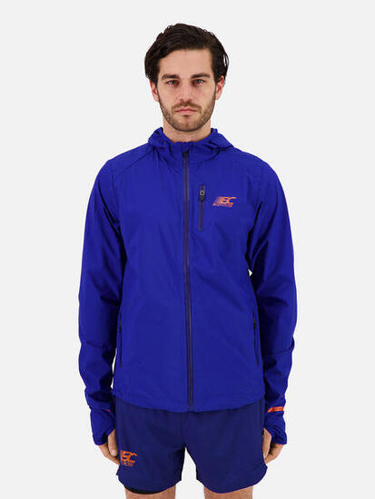 Veste coupe-vent Homme BodyCross MID-ULTRA imperméable bleu polyester