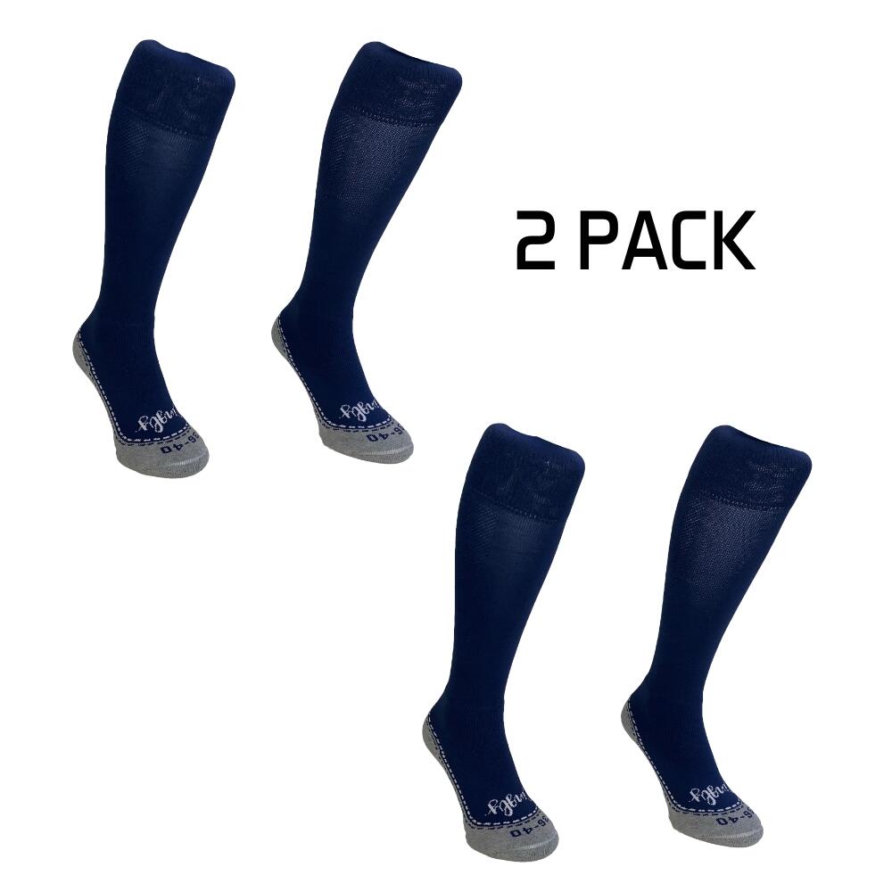 Hingly lange sportsokken 2-pack Navy 1/4