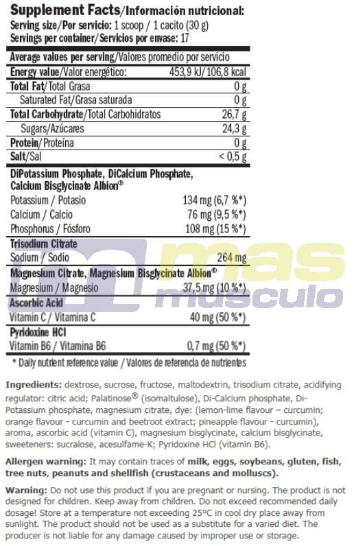 Amix Performance Iso-Lyte Sport Drink 510 gr 5/5