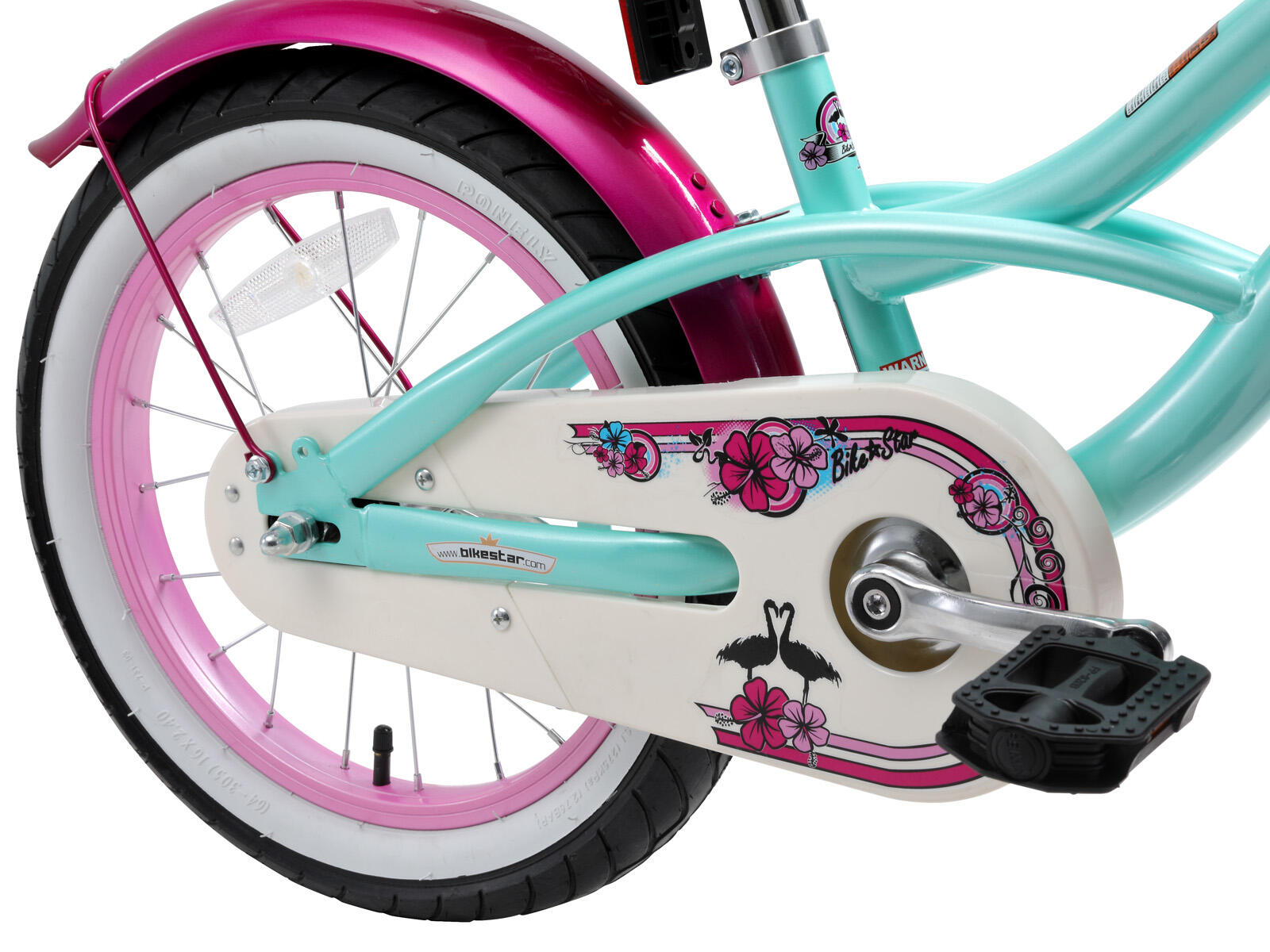 Kinderfiets 16 inch vanaf 4 - 6 jaar, Cruiser 3/5