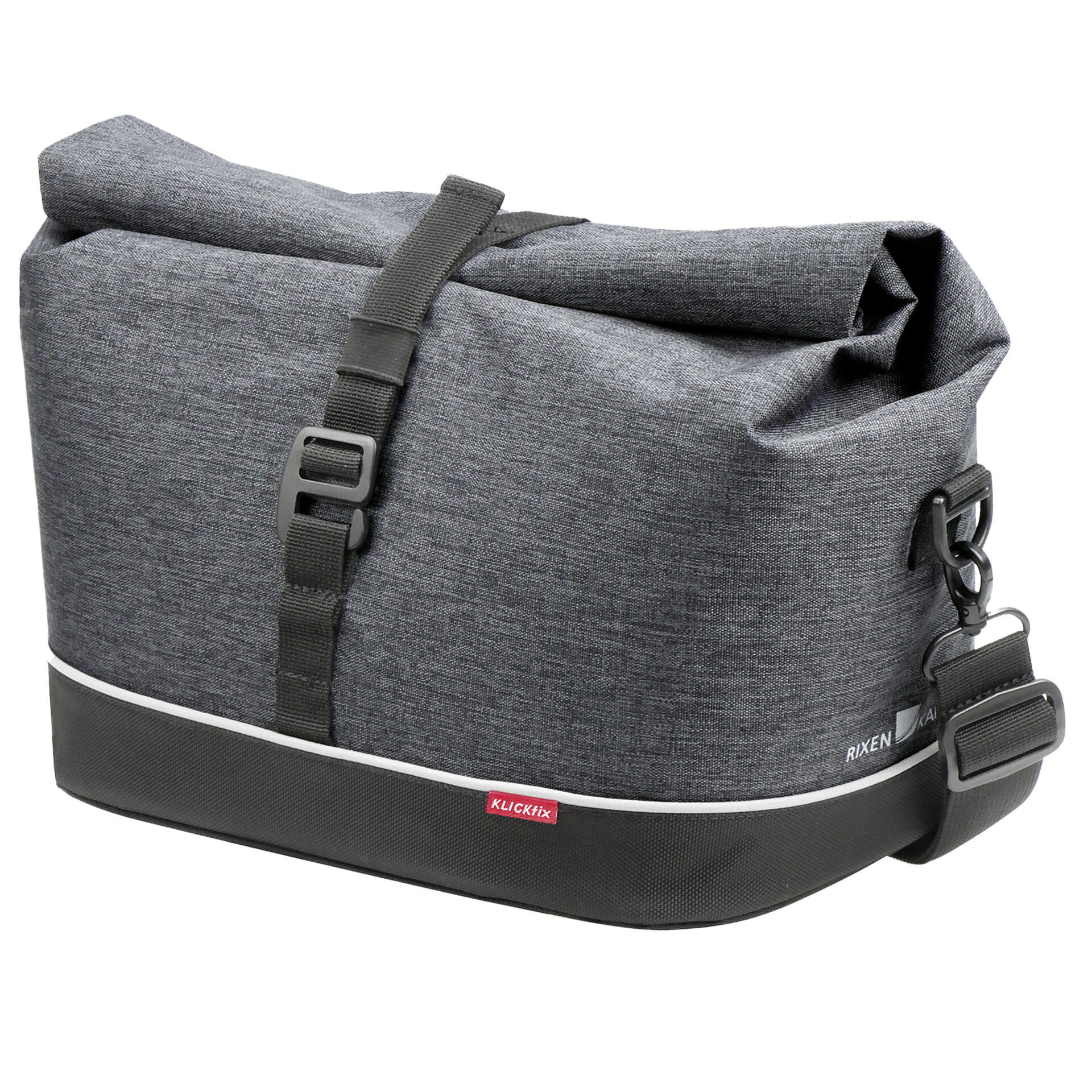 Klickfix - Sacoche Pour Porte-bagages Rackpack City - Sacoche Vélo - Gris - 8 L - Decathlon