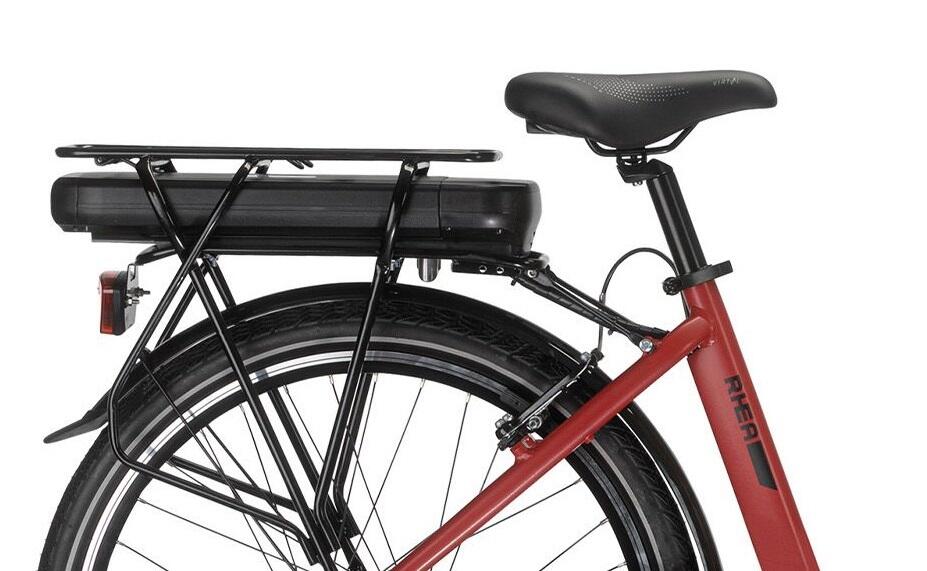 Elektrische stadsfiets RHEA 24 inch, rood 4/5