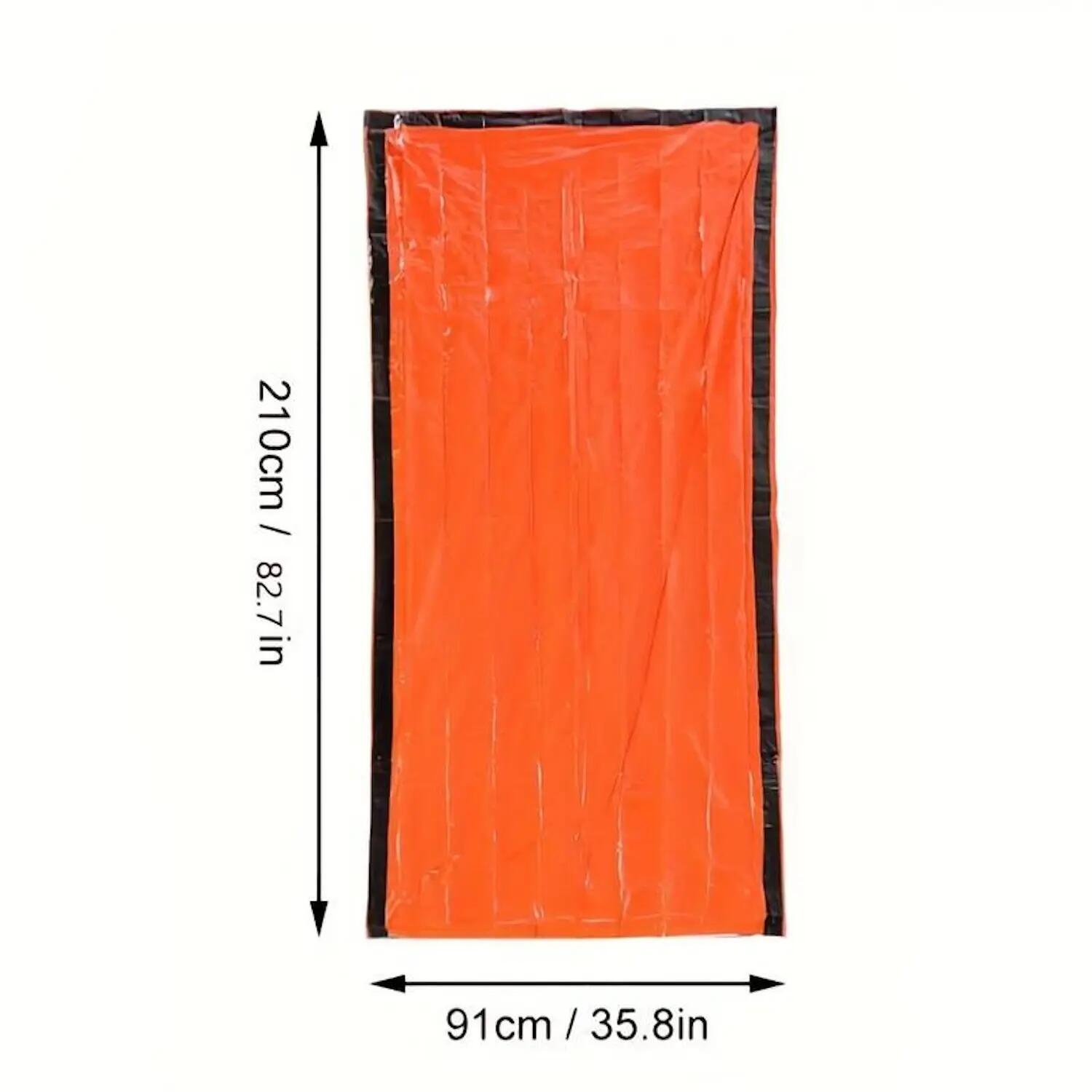 Notfall Schlafsack mit Alu Beschichtung 210 cm x 91 cm 125 g Ultraleicht 3/6