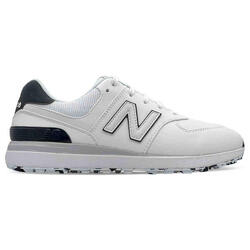 New Balance 574 Greens V2 2024, chaussures de golf pour femmes, blanc/bleu