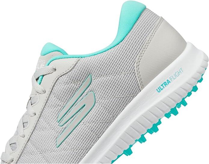 Skechers Go Golf MAX Fairway 4 Mujer, Gris/Turquesa 2/6