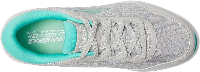 Skechers Go Golf MAX Fairway 4 Mujer, Gris/Turquesa 4/6