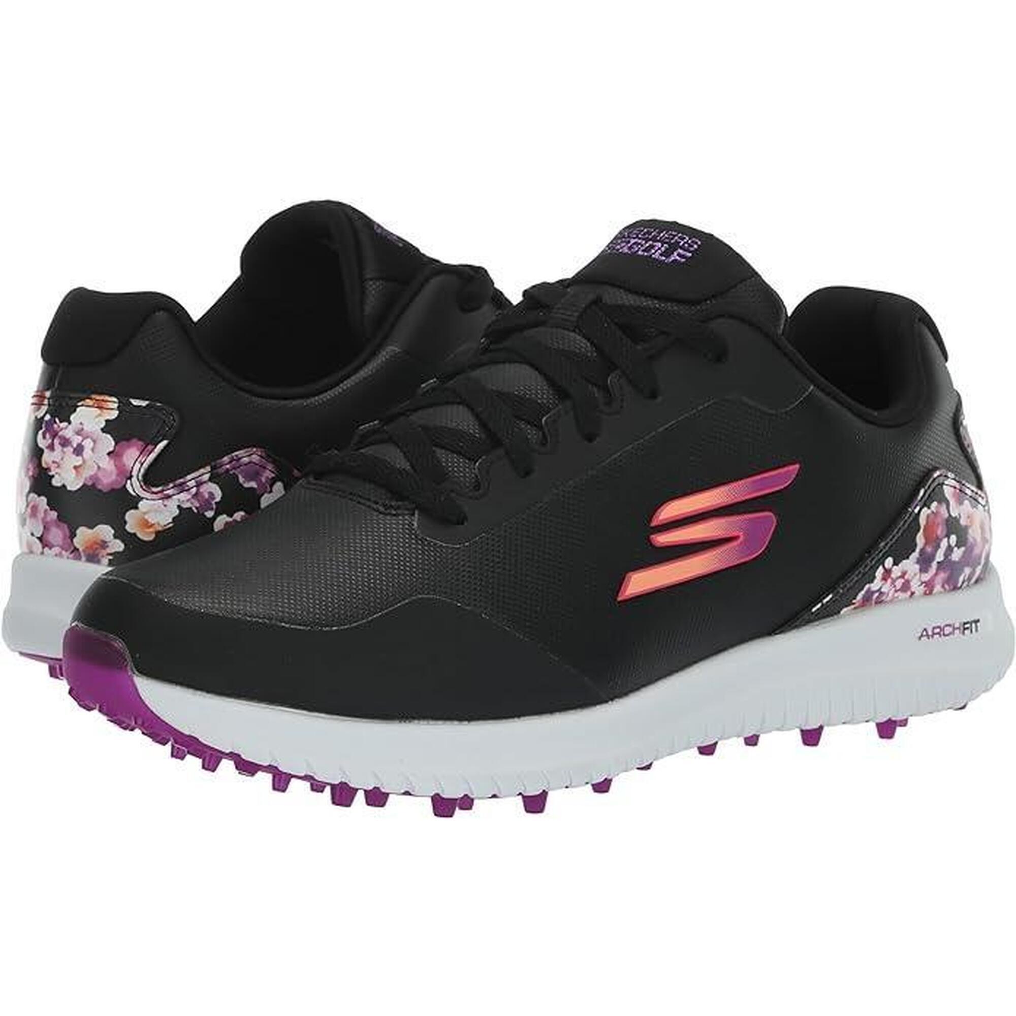 Skechers Go Golf MAX 3 Zapatos de Golf para Mujer, Negro/Multicolor