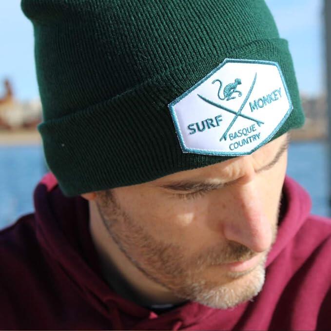 Beanie gebreide muts - One Size - (Flessengroen) 3/4