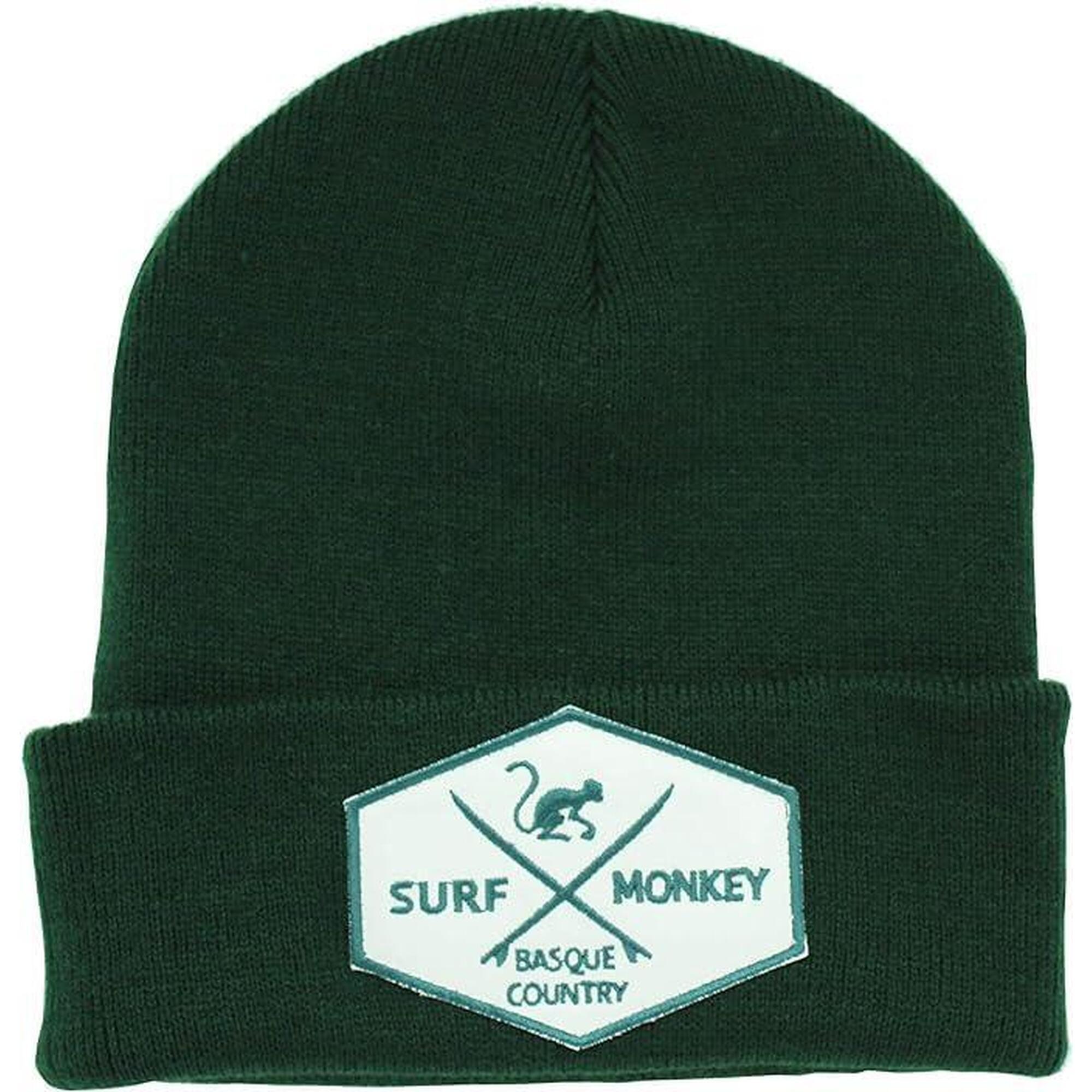 Beanie Gorro de Punto - Talla única - (Verde Botella)