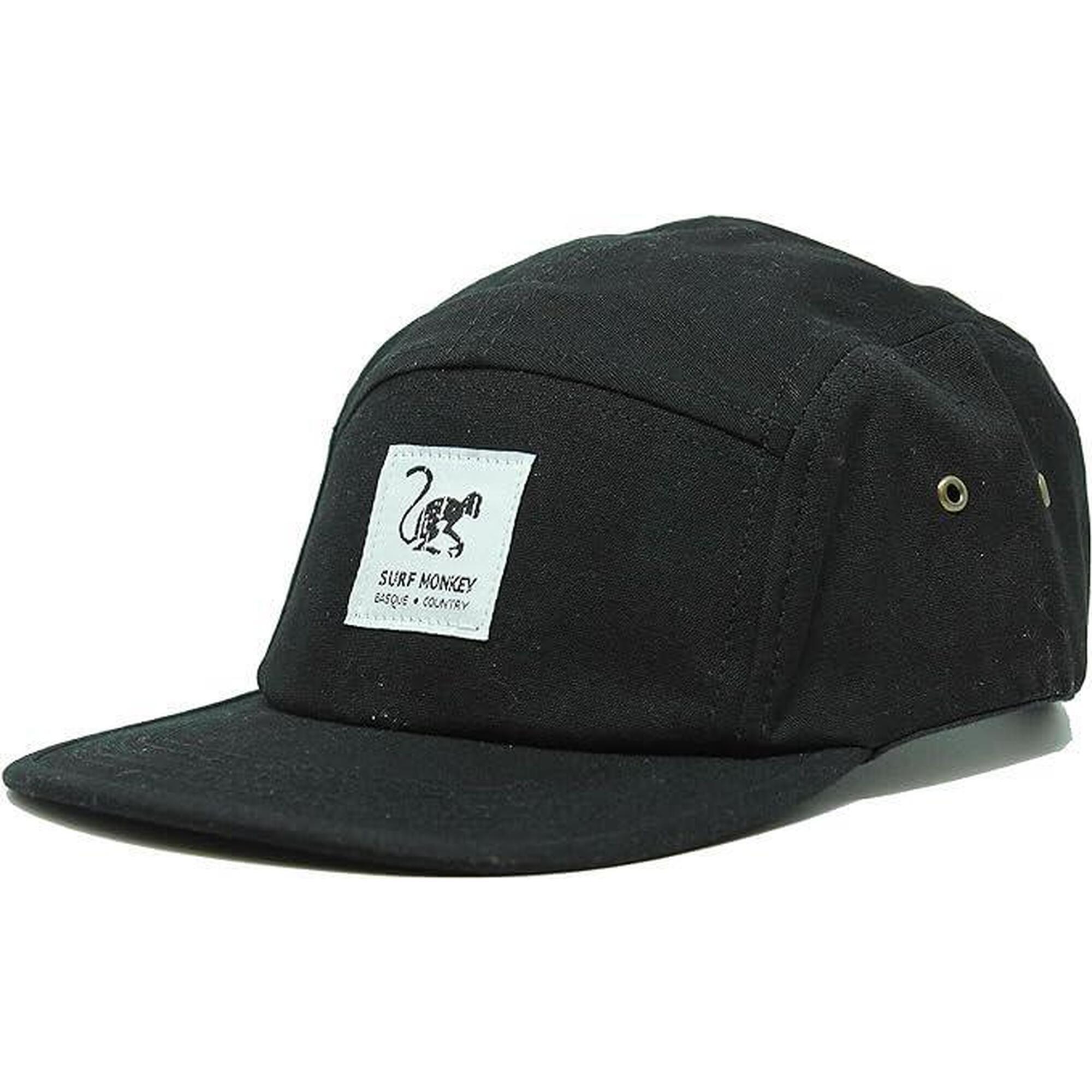 Gorra Trucker - Visera Plana - Jockey / Adulto / Talla única (Negro)