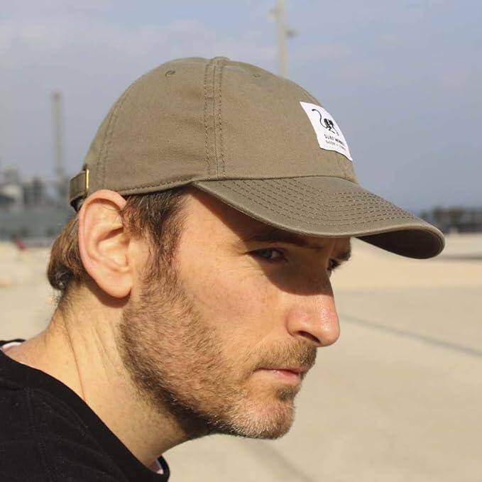 Casquette de baseball - Coton - Non structurée / Taille unique (Vert olive) 4/4