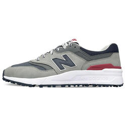 New Balance G 997 SL 2024, Zapatos de Golf Hombre, Gris/Marino/Rojo