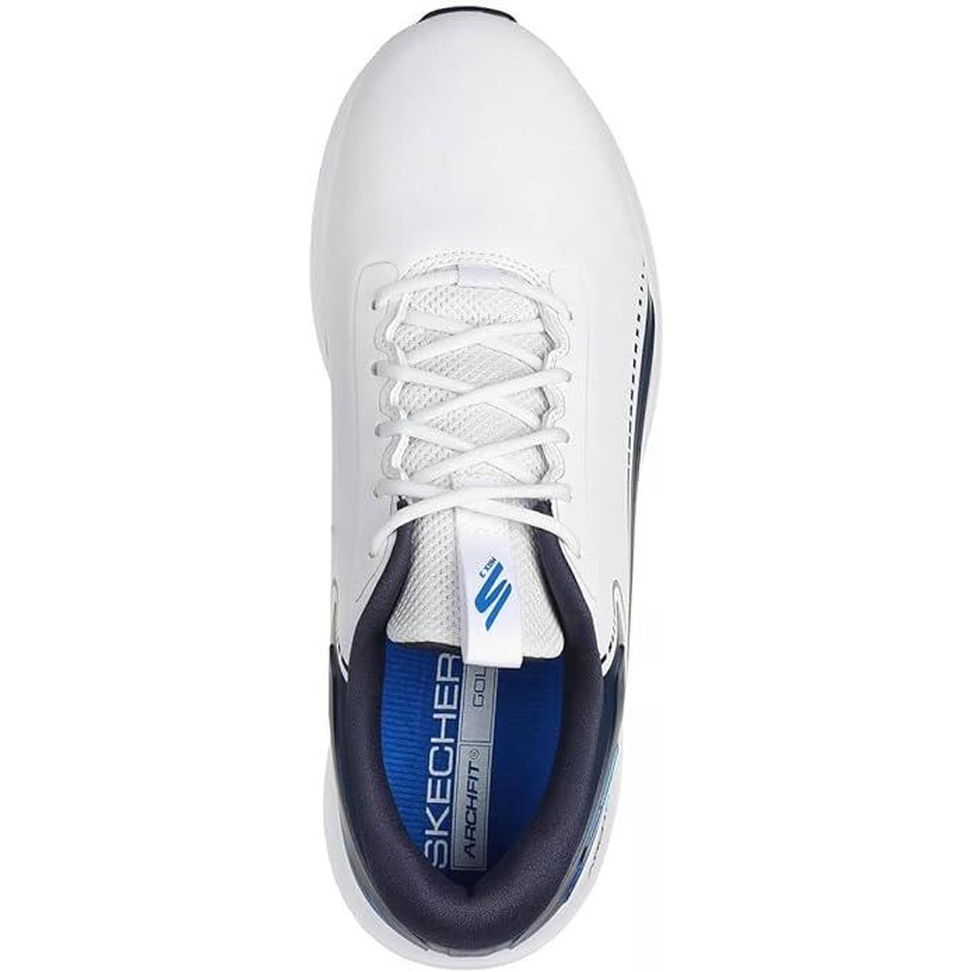 Skechers Go Golf MAX 3 Arch Fit da uomo, bianco/blu