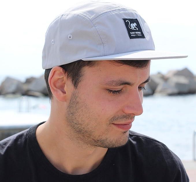 Gorra Running 5 Paneles - Waterproof - Adulto (Gris) 3/7