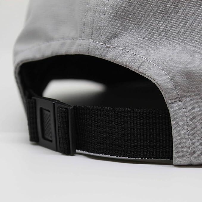 Gorra Running 5 Paneles - Waterproof - Adulto (Gris) 5/7