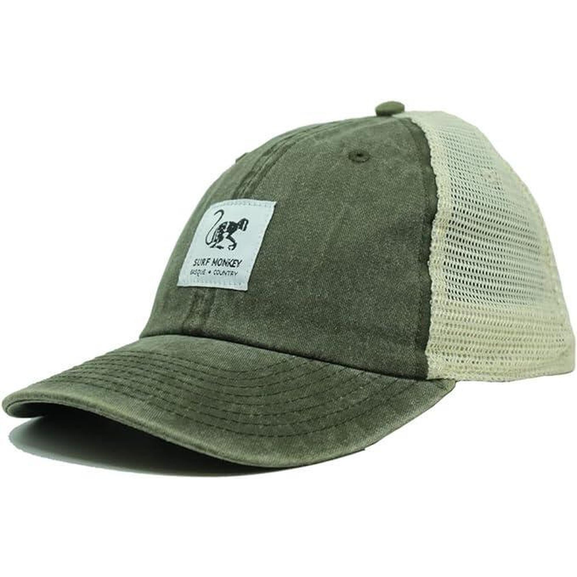 Gorra Trucker - Malla Lona - Algodón / Adulto / Talla única (Verde)