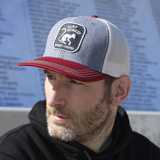 Casquette Trucker - 6 Panneaux / Adulte / Taille Unique (Marron/Beige) 4/7