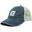 Gorra de lona tipo Trucker Ajustable - 100% algodón - (Azul)