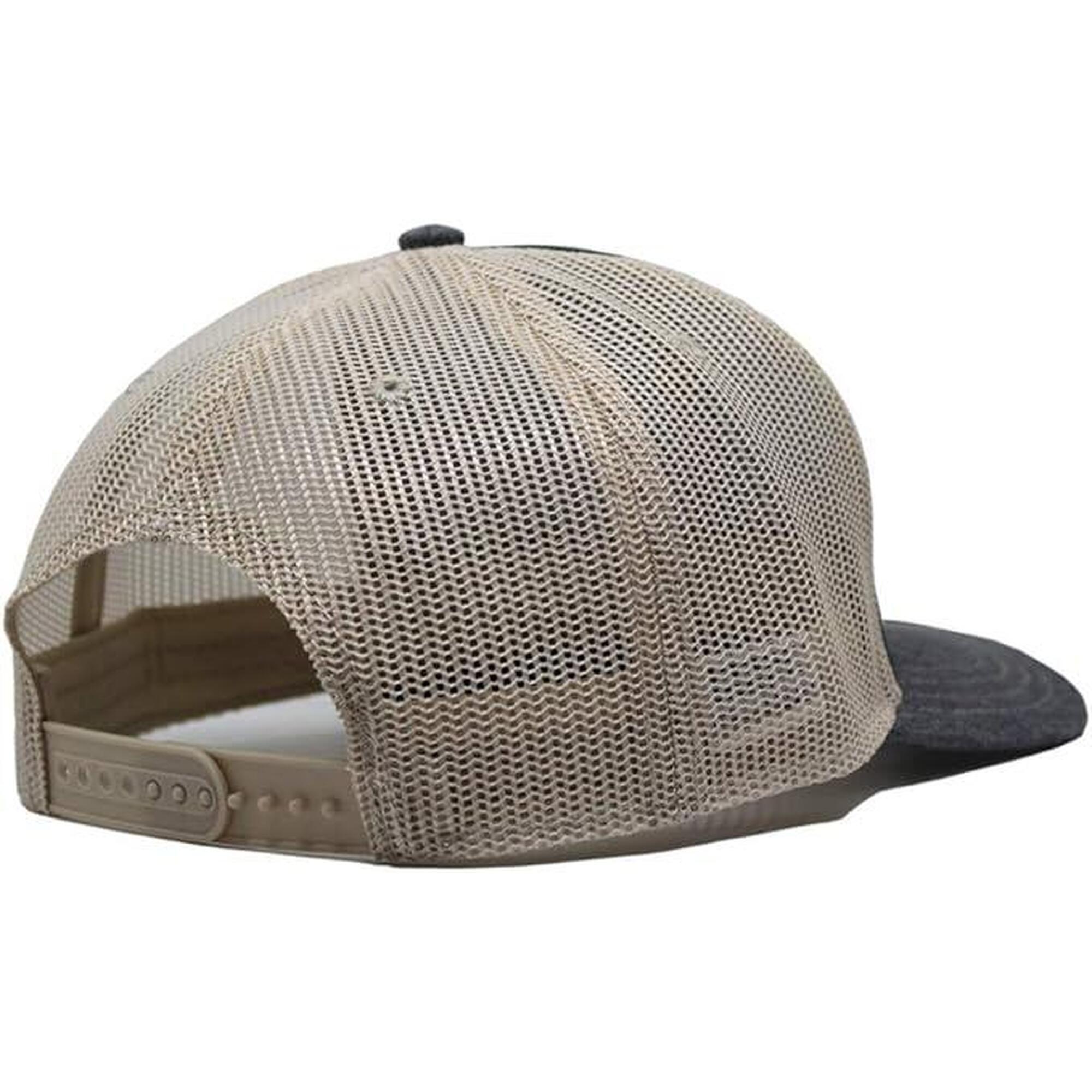 Gorra Trucker - 6 Paneles / Adulto / Talla única (Verde Botella/Beige)