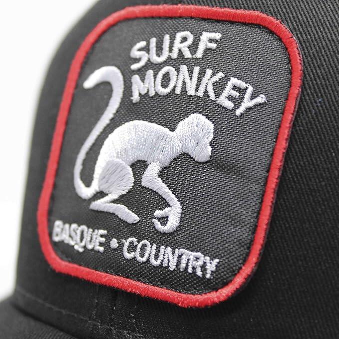 Casquette Trucker - 6 Panneaux / Adulte / Taille Unique (Noir/Noir) 2/7