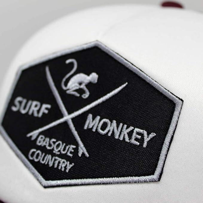 Casquette Trucker - Rembourrée / Adulte / Taille Unique (Bourgogne/Noir) 3/7
