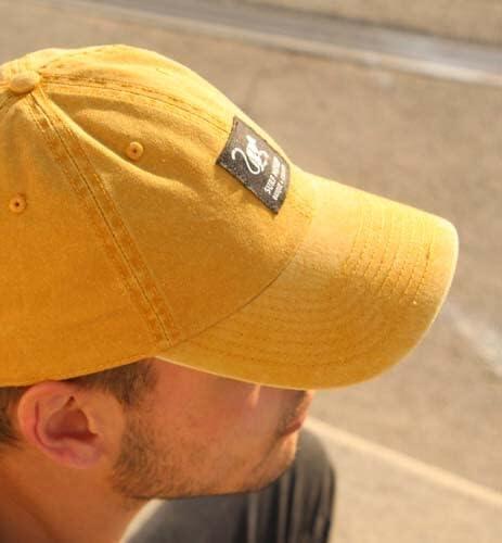 Gorra Béisbol -Aspecto Desgastado -Sin estructura /Adulto /Talla única (Mostaza) 6/6