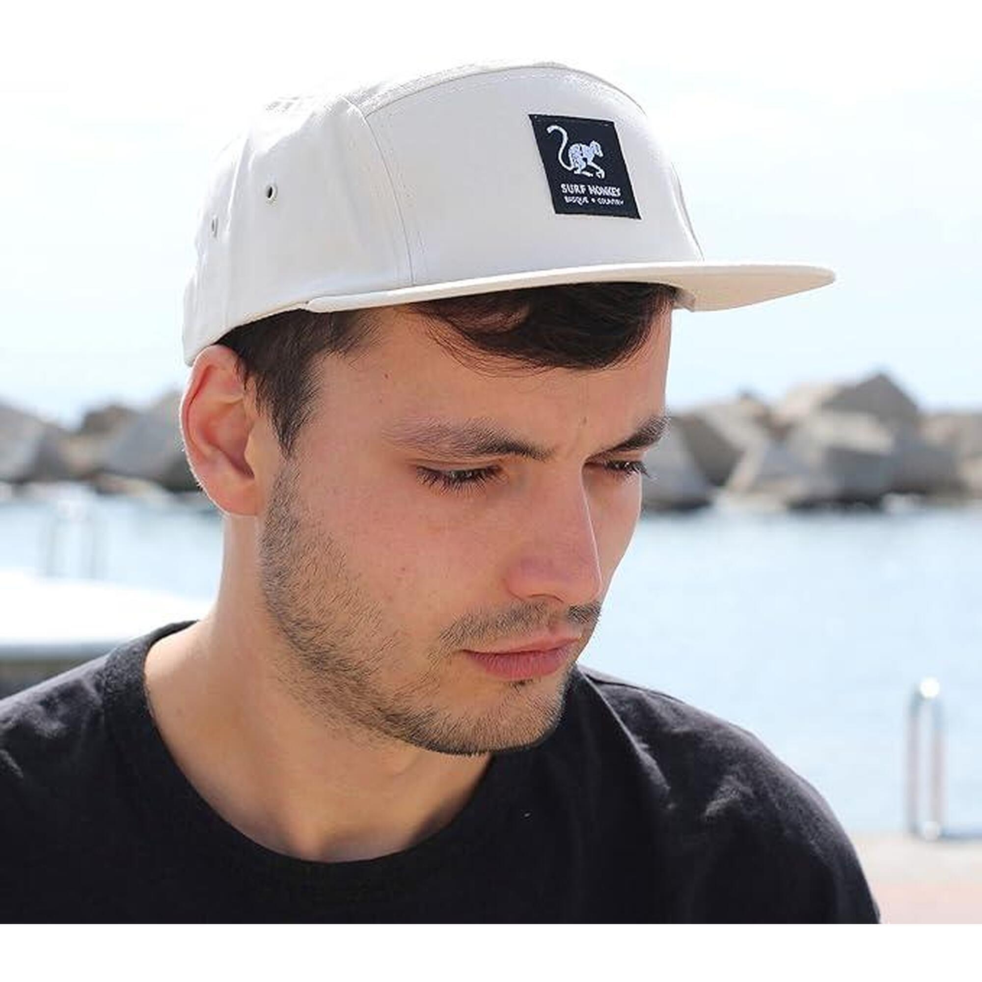 Gorra Trucker - Visera Plana - Jockey / Adulto / Talla única (Beige Claro)