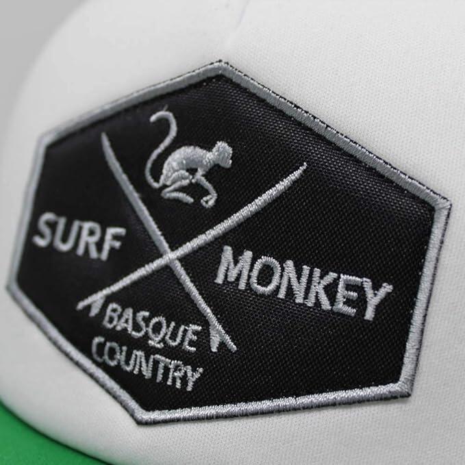 Casquette Trucker - Rembourrée / Adulte / Taille Unique (Noir/Vert) 2/6