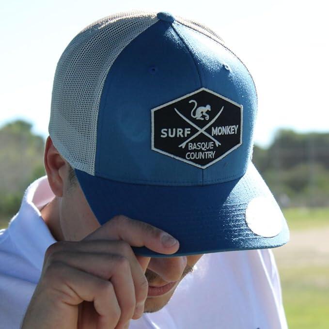 Gorra Trucker - 6 Paneles / Adulto / Talla única (Azul/Blanco) 4/6