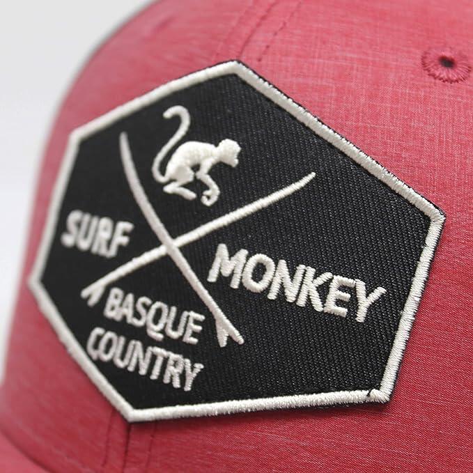 Casquette trucker de montagne et trekking – résistante à l’eau (Rouge) 3/6