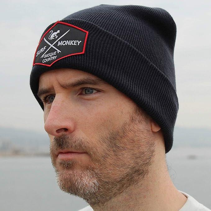 Bonnet en tricot - Taille unique - (Bleu marine) 4/5