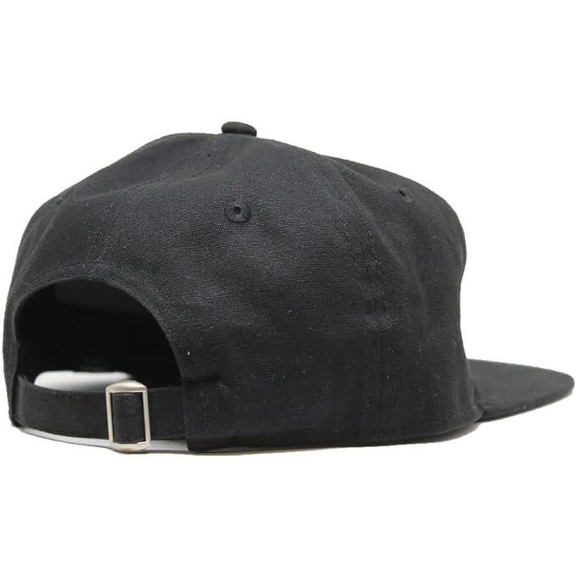 Gorra 5 paneles - 100% Algodón Orgánico - Talla única (Negro)