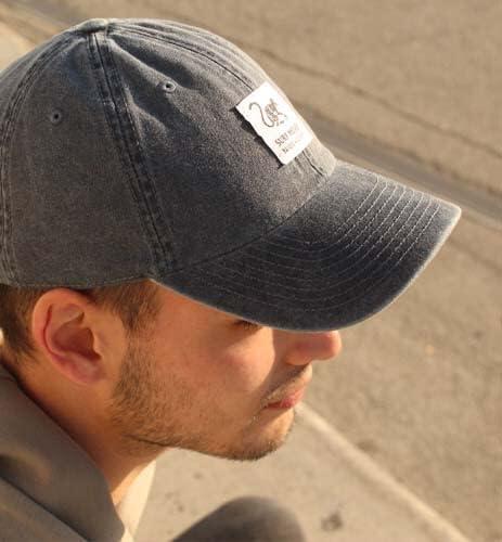 Gorra Béisbol -Aspecto Desgastado -Sin estructura / Adulto (Negro) 5/5