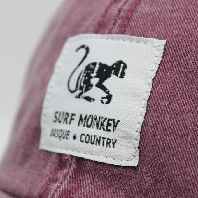 Gorra Béisbol -Aspecto Desgastado -Sin estructura /Adulto /Talla única (Granate) 3/6