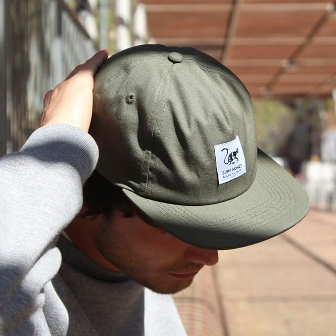 Gorra Trucker - Visera Plana - Algodón Orgánico / Adulto / Talla única (Verde) 6/7