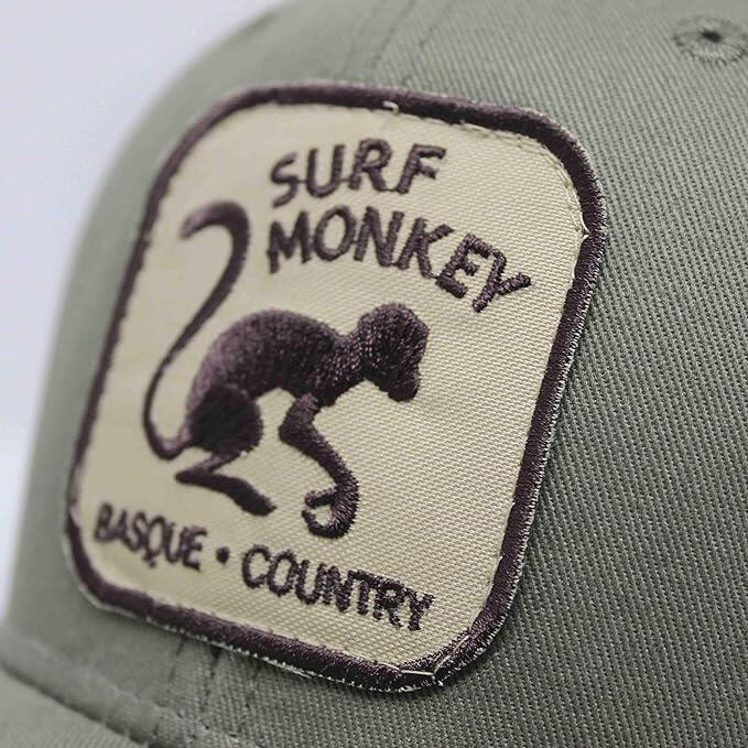 Casquette Trucker - 6 Panneaux / Adulte / Taille Unique (Vert Olive/Noir) 2/7