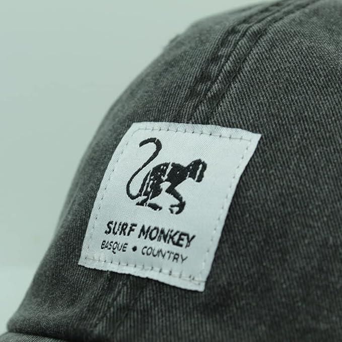 Gorra de lona tipo Trucker Ajustable - 100% algodón - (Negro)