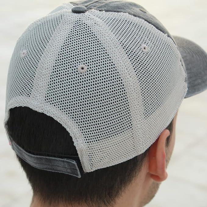 Gorra Trucker - Malla Lona - Algodón / Adulto / Talla única (Negro)