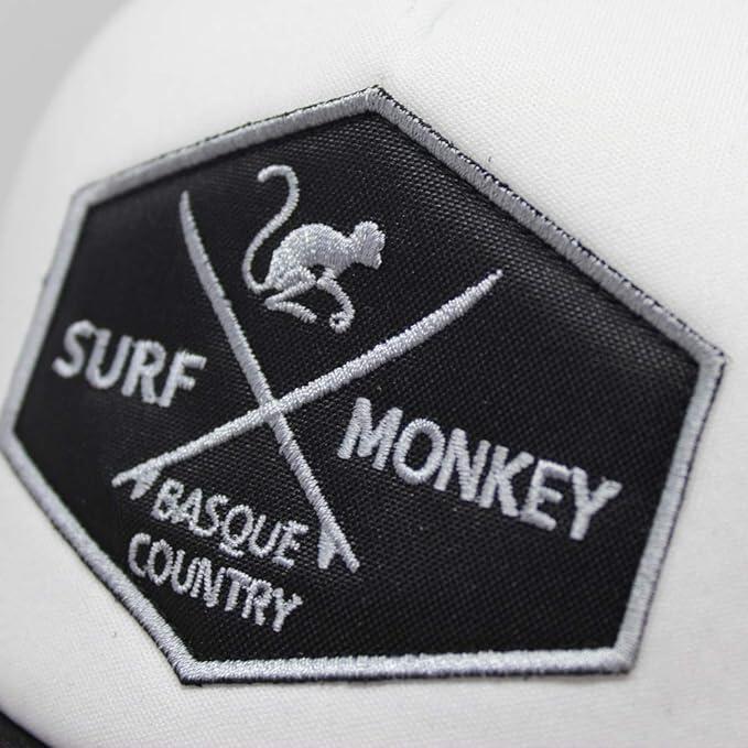 Casquette Trucker - Rembourrée / Adulte / Taille Unique (Blanc/Noir) 2/7