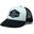 Gorra Trucker Acolchada Classic - Ajuste Snapback - (Blanco/Negro)