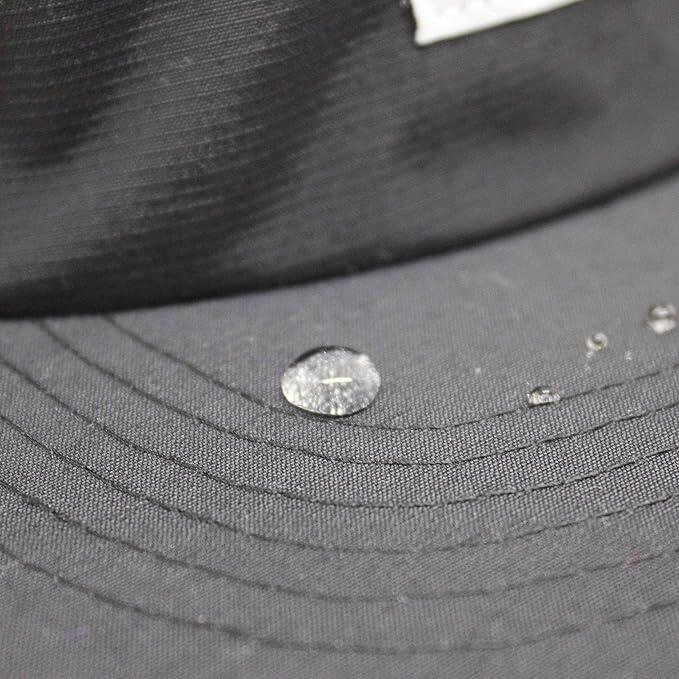 Casquette de running 5 panneaux – imperméable – adulte (Noir) 7/7