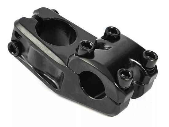 Potence BMX KHE 50mm alu 7005 noire toploader 30mm