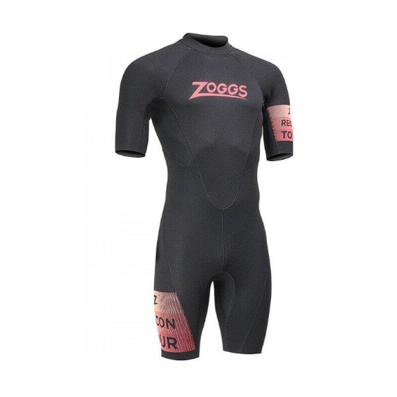 Men's Neoprene Triathlon Wetsuit Zoggs Recon Tour Shorty 2024