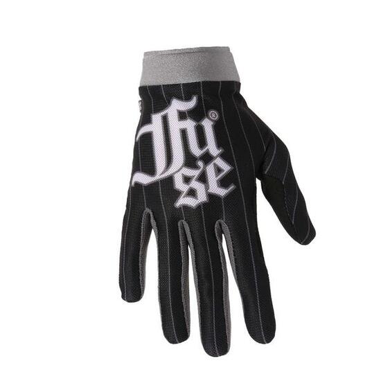 Omega Ballpark - BMX handschoenen - Volwassenen - Zwart - Zilver